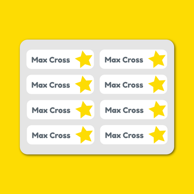 Iron-on Labels - 55 pack - Space image 0