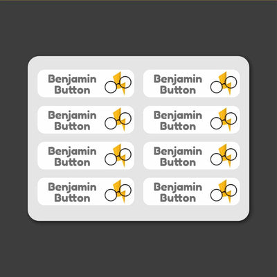 Iron-on Labels - 55 pack - Wizards image 0