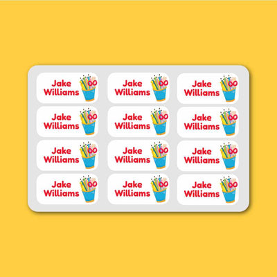 Mini Labels (15mm x 30mm) - Monkeys image 0