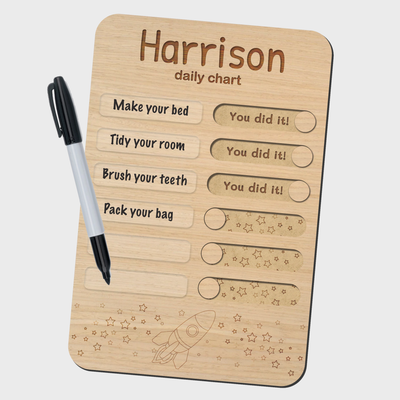 Space Kids Chore Chart image 0