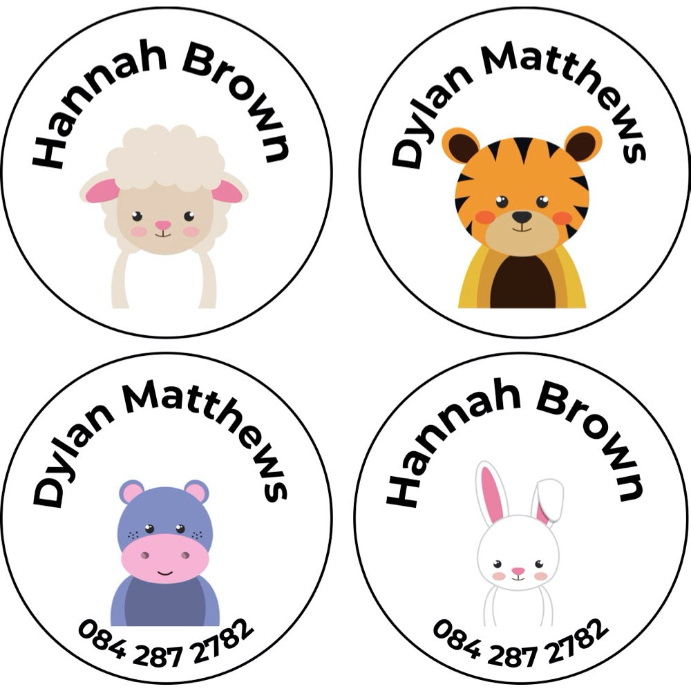 Circle Labels (Original) - 20 pack - Animals image 0