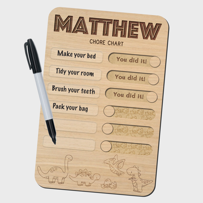 Dinosaurs Kids Chore Chart image 0