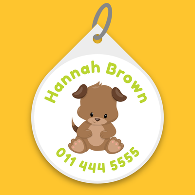 Puppies Bag Tags image 0