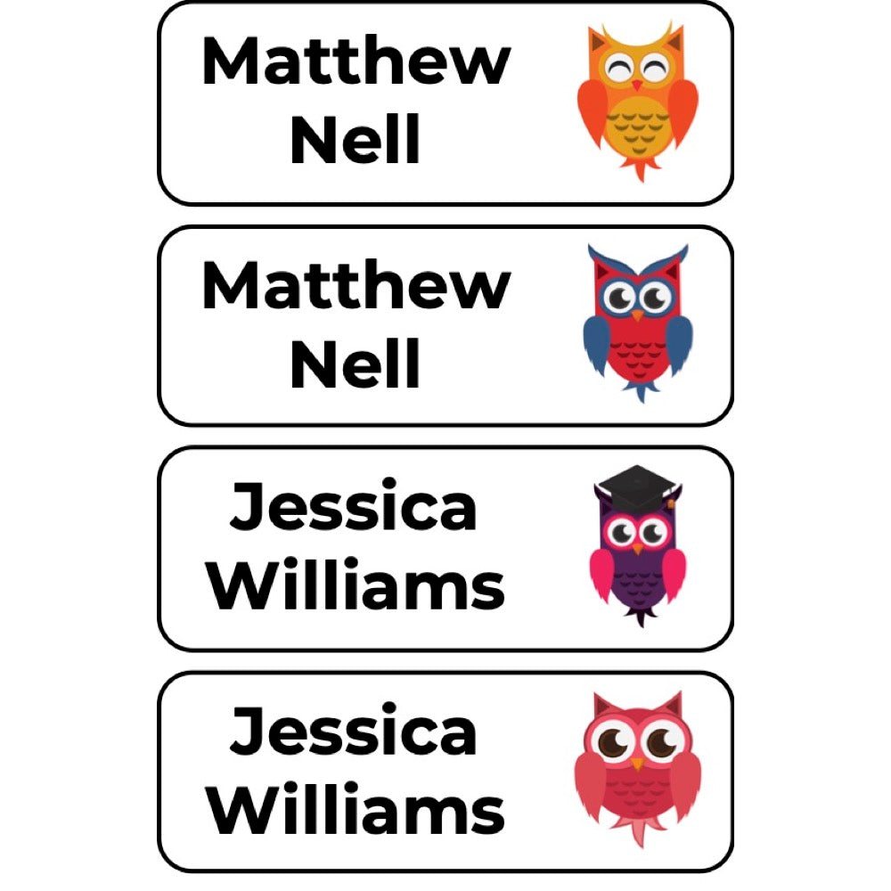 Small Labels (Original) - 28 pack - Owls image 0
