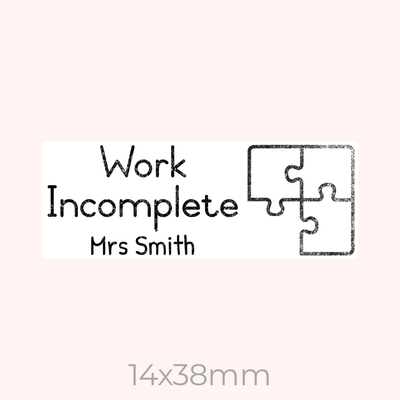 Work Incomplete image 0