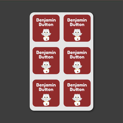 Shoe Labels - 7 pairs - Wizards image 0