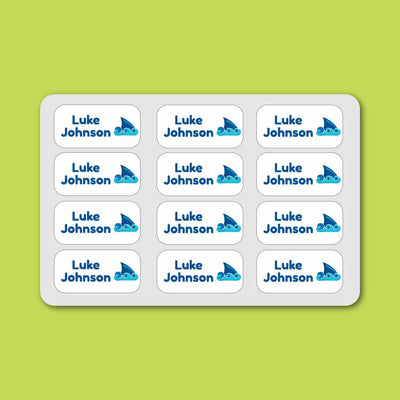 Mini Labels (15mm x 30mm) - Sharks image 0