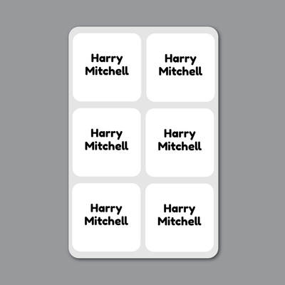 Shoe Labels - 7 pairs - Plain image 0