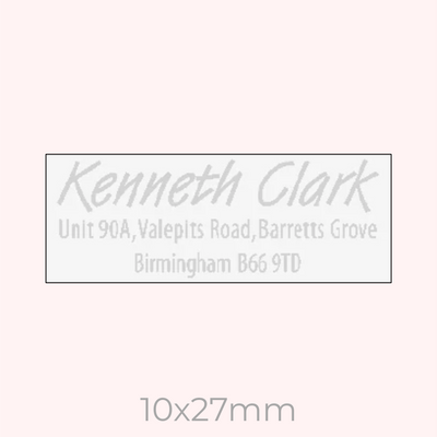 Custom Rectangle Rubber Stamps Online | Colop Self-Inking Models | Business & Personal Use image 1