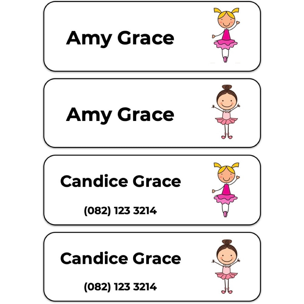 Large Labels (Original) - 20 pack - Ballerinas image 0
