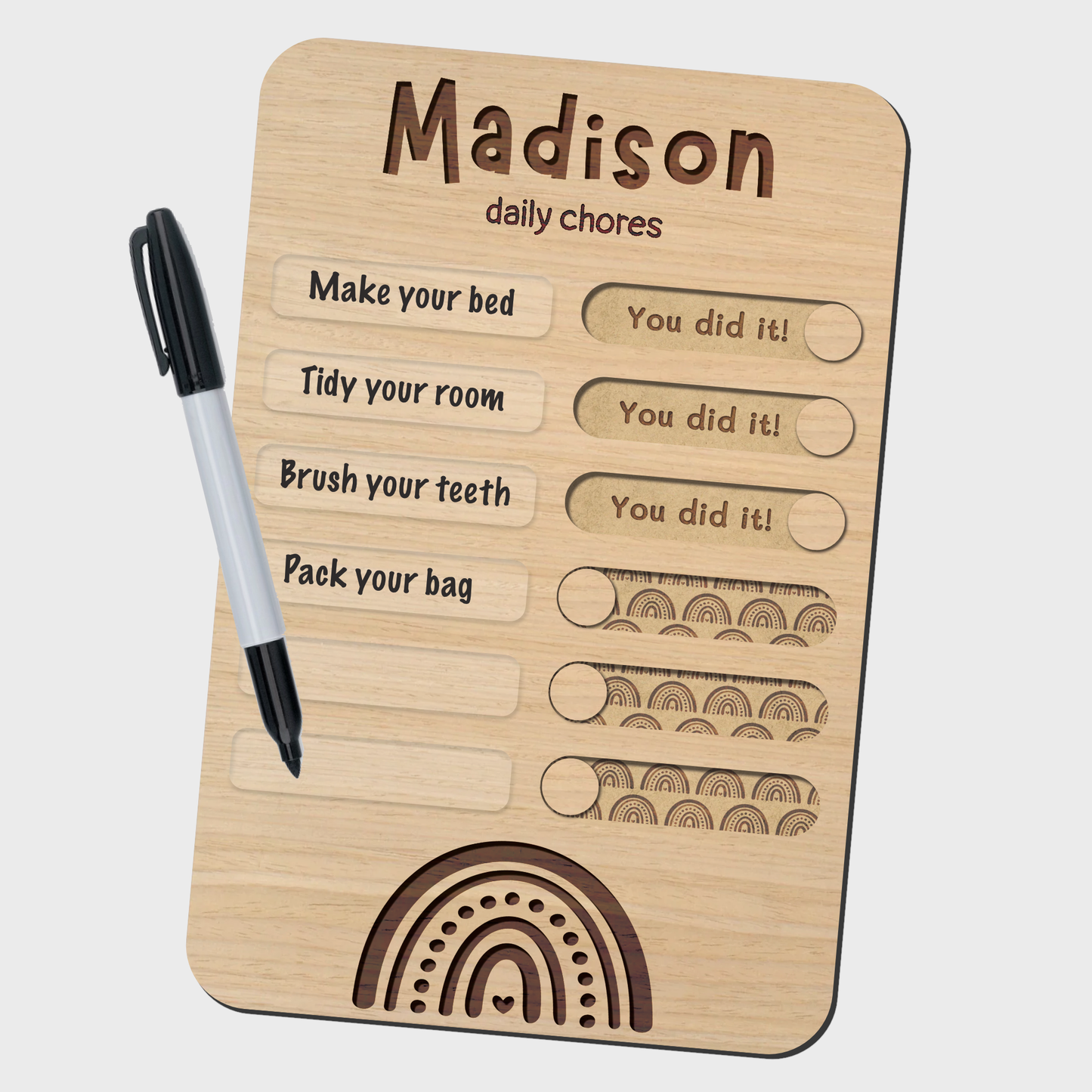 Rainbow Kids Chore Chart image 0