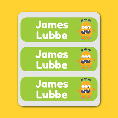 Large Labels - 20 pack - Monsters image 0