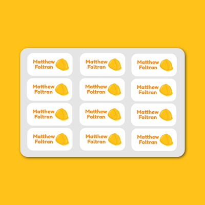 Mini Labels (15mm x 30mm) - Construction image 0