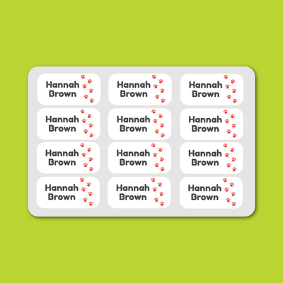 Mini Labels (15mm x 30mm) - Puppies image 0