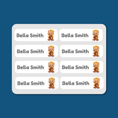 Iron-on Labels - 55 pack - Beauty and the Beast image 0