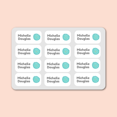 Mini Labels (15mm x 30mm) - Flowers image 0