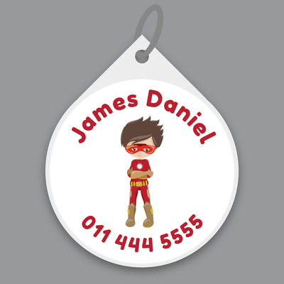 Superhero Bag Tags image 0