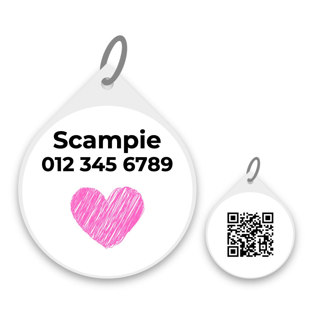 Heart Pet Tag