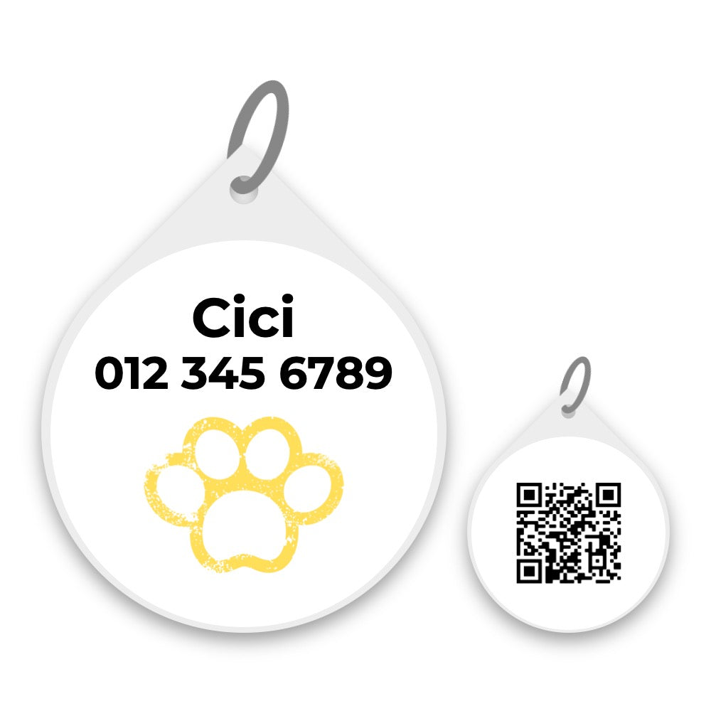Paw Pet Tag