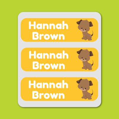 Large Labels - 20 pack - Puppies image 0
