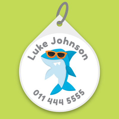 Sharks Bag Tags image 0