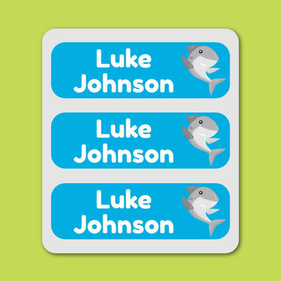 Large Labels - 20 pack - Sharks image 0