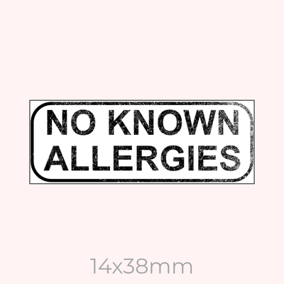 No Known Allergies Stamp image 0