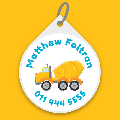 Construction Bag Tags image 0