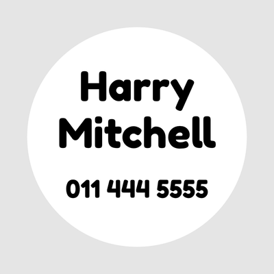 Circle Labels - 20 pack - Plain image 0