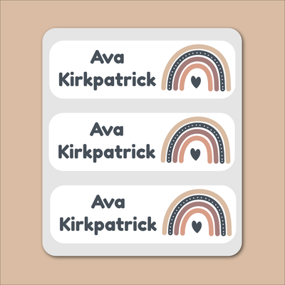 Large Labels - 20 pack - Rainbow image 0