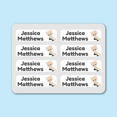 Iron-on Labels - 55 pack - Kittens image 0