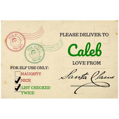 Santa Christmas Gift Labels image 0