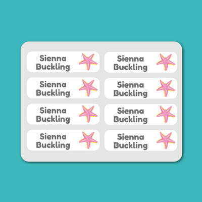 Iron-on Labels - 55 pack - Mermaids image 0