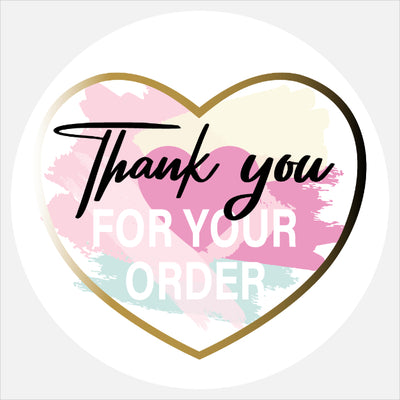 Thank you order heart image 0