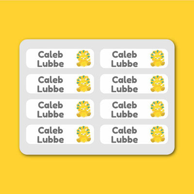 Iron-on Labels - 55 pack - Dinosaurs image 0