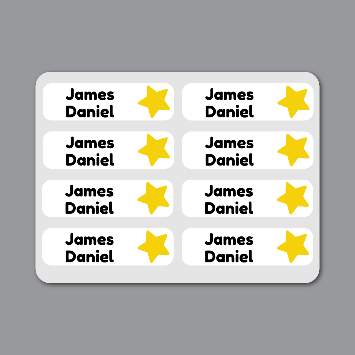 Iron-on Labels - 55 pack - Superheroes