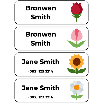 Large Labels (Original) - 20 pack - Flowers image 0
