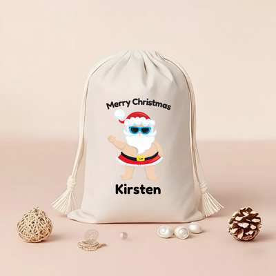 Summer Santa Christmas Sack