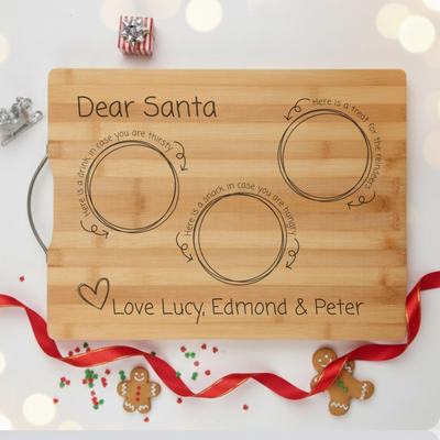 Santa Snack Board