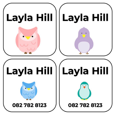 Shoe Labels (Original) - 7 pairs - Birds image 0