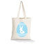 Easter Hunt Tote Bag - Bunny Egg - Blue image