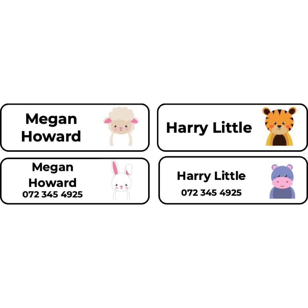 Iron-on Labels (Original) - 55 pack - Animals image 0