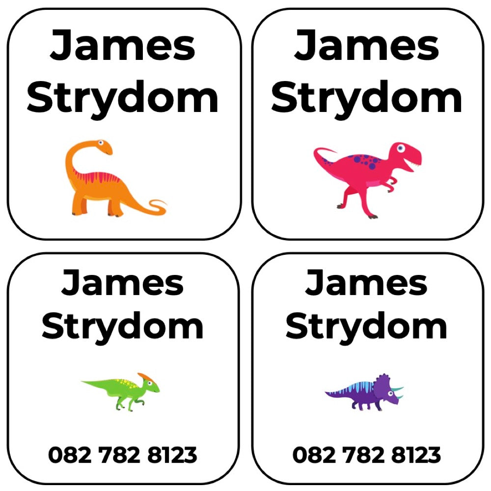 Shoe Labels (Original) - 7 pairs - Dinosaurs image 0