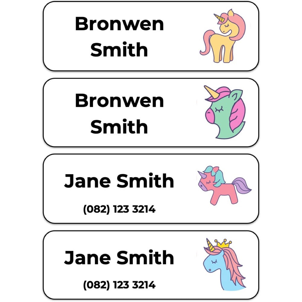 Large Labels (Original) - 20 pack - Unicorns image 0