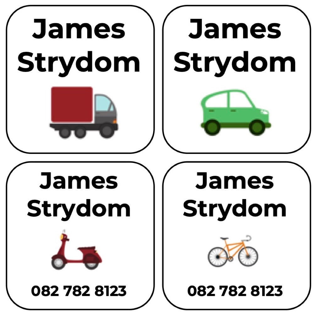 Shoe Labels (Original) - 7 pairs - Transport image 0