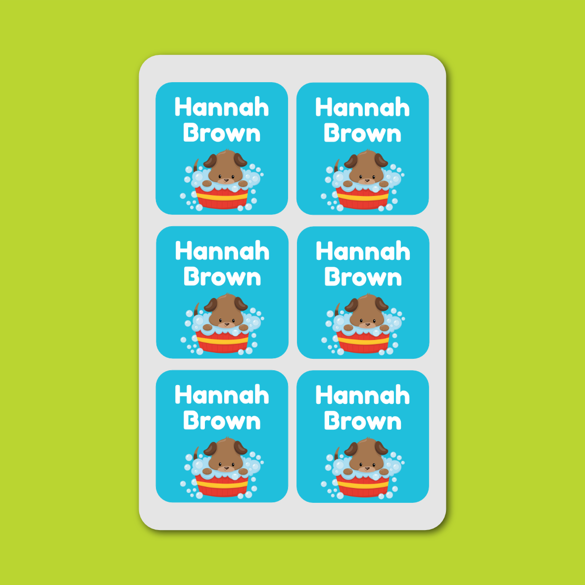Shoe Labels - 7 pairs - Puppies image 0