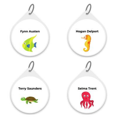 Sea Creatures Bag Tags image 0