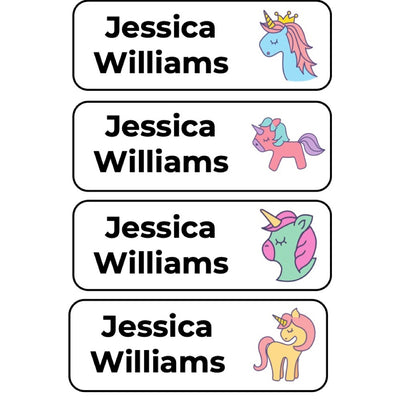 Small Labels (Original) - 28 pack - Unicorns image 0