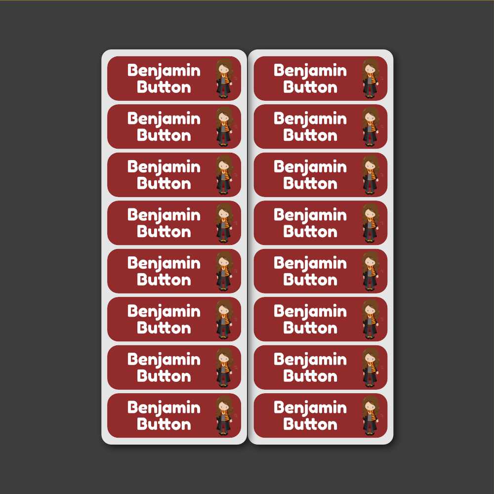 Small Labels - 28 pack - Wizards image 0