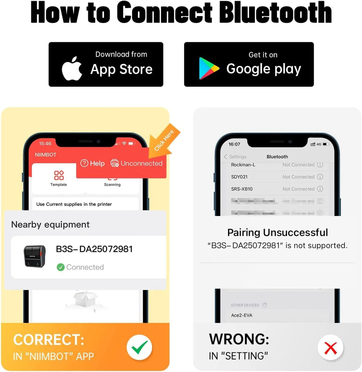 ​Niimbot B3S Portable Thermal Label Printer image 7